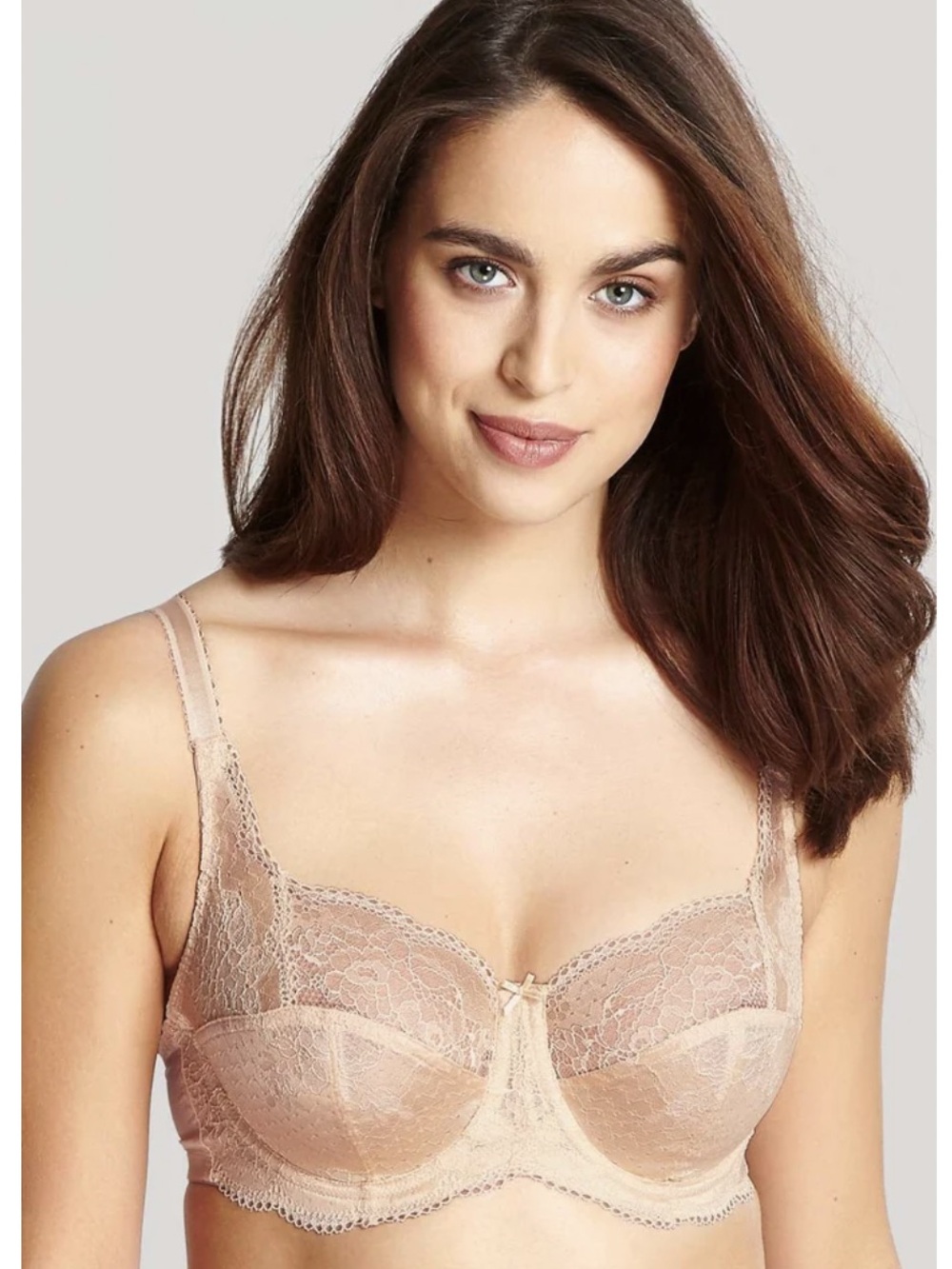 Panache Clara Full Cup Lace Underwire Bra Chia Nude 32DD